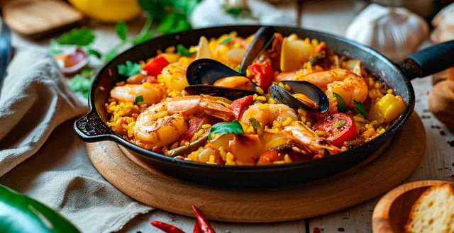 Paella a la valenciana